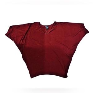 Maroon Baggy Short Sleeve